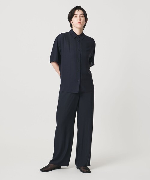 MARW UNITED ARROWS(マルゥ ユナイテッドアローズ)の「<MARW UNITED ARROWS>シフォン ギャザー パンツ(その他パンツ・レディース・ブラック・36/38)」の3枚目の写真