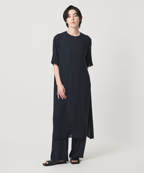 MARW UNITED ARROWS(マルゥ ユナイテッドアローズ)の「<MARW UNITED ARROWS>シフォン ギャザー パンツ(その他パンツ・レディース・ブラック・36/38)」の4枚目の写真