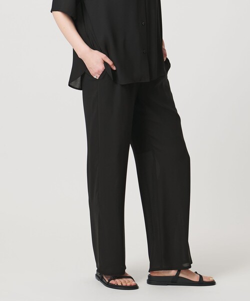 MARW UNITED ARROWS(マルゥ ユナイテッドアローズ)の「<MARW UNITED ARROWS>シフォン ギャザー パンツ(その他パンツ・レディース・ブラック・36/38)」の6枚目の写真