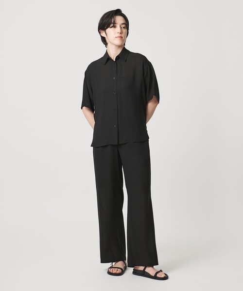MARW UNITED ARROWS(マルゥ ユナイテッドアローズ)の「<MARW UNITED ARROWS>シフォン ギャザー パンツ(その他パンツ・レディース・ブラック・36/38)」の7枚目の写真