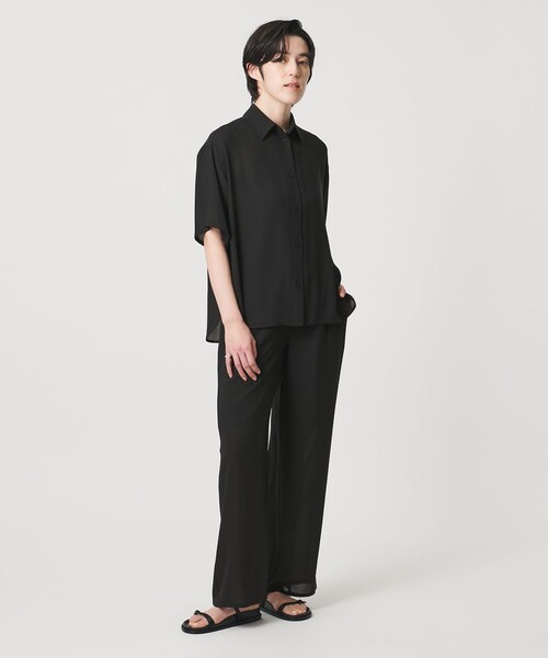 MARW UNITED ARROWS(マルゥ ユナイテッドアローズ)の「<MARW UNITED ARROWS>シフォン ギャザー パンツ(その他パンツ・レディース・ブラック・36/38)」の8枚目の写真