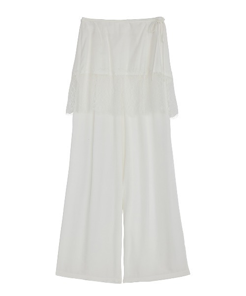 Ameri(アメリ)の「MEDI DENIMLIKE LACE DOCKING LAYERED PANT(その他パンツ・レディース・ピンク/スミクロ/ホワイト・MEDIUM/SMALL)」の16枚目の写真