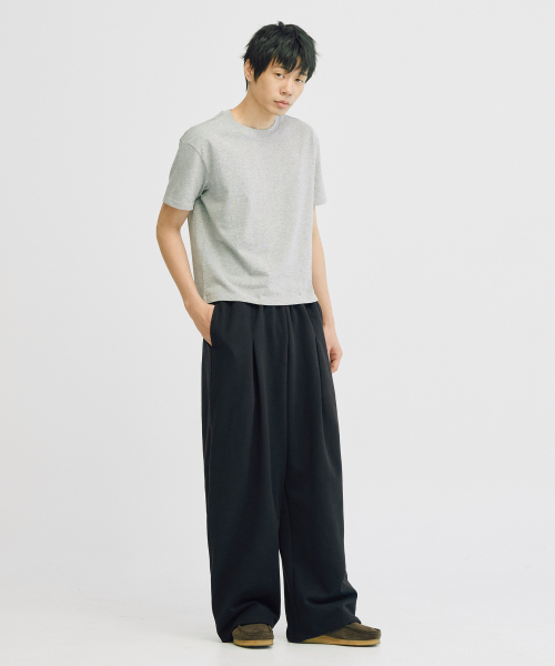 TAKEASY(テイクイージー)の「エッセンシャルワイドスウェットパンツ(ブラック)(スウェットパンツ・メンズ・その他・SMALL/MEDIUM/LARGE)」の7枚目の写真