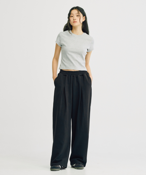TAKEASY(テイクイージー)の「エッセンシャルワイドスウェットパンツ(ブラック)(スウェットパンツ・メンズ・その他・SMALL/MEDIUM/LARGE)」の9枚目の写真