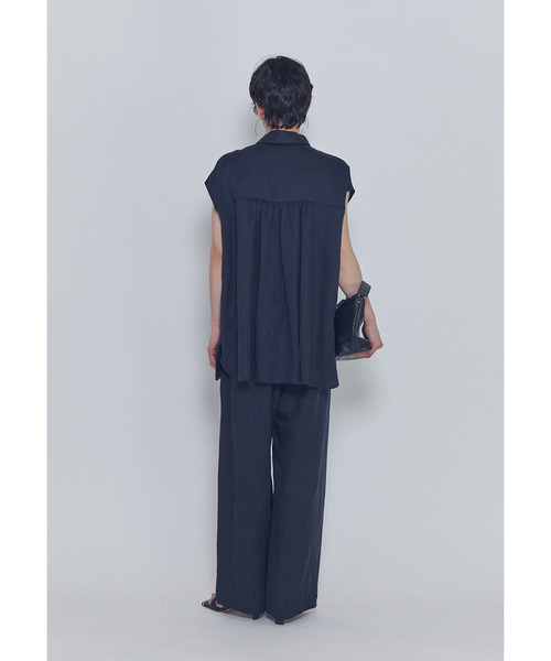 1er Arrondissement(プルミエアロンディスモン)の「テンセルリネンノースリーブシャツ(シャツ/ブラウス・レディース・ブルー系その他3/カーキ/モカ・36/38)」の19枚目の写真