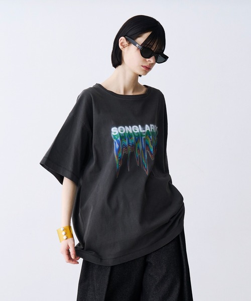 SeeSew（シーソー）の「【UNISEX】PIGMENT RAINBOW TEE/ピグメントレインボーTシャツ（Tシャツ/カットソー・メンズ・ブラック/ホワイト・M/L）」の18枚目の写真