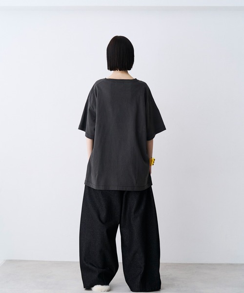 SeeSew（シーソー）の「【UNISEX】PIGMENT RAINBOW TEE/ピグメントレインボーTシャツ（Tシャツ/カットソー・メンズ・ブラック/ホワイト・M/L）」の15枚目の写真