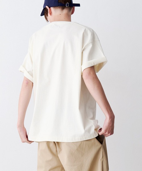 SeeSew（シーソー）の「【UNISEX】PIGMENT RAINBOW TEE/ピグメントレインボーTシャツ（Tシャツ/カットソー・メンズ・ブラック/ホワイト・M/L）」の10枚目の写真