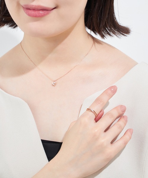 festaria bijou SOPHIA（フェスタリアビジュソフィア）の「SV925 キュービックジルコニア リング（リング・レディース・シルバー×ゴールド・9号/13号/11号）」の4枚目の写真