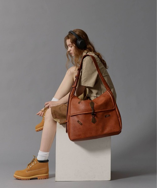 Vintage Satchel Shoulder Bag - ヴィンテージサッチェルショルダー