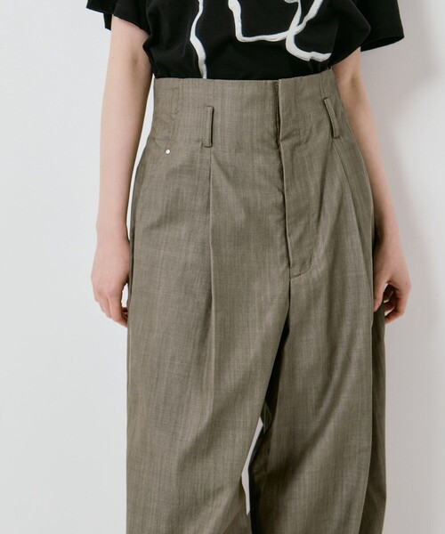 IHNN(イン)の「【IHNN/イン】《STUDIOUS別注》 DENIM WIDE PANTS/デニムワイドパンツ(デニムパンツ・レディース・ブラウン・38/36)」の8枚目の写真