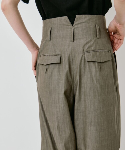 IHNN(イン)の「【IHNN/イン】《STUDIOUS別注》 DENIM WIDE PANTS/デニムワイドパンツ(デニムパンツ・レディース・ブラウン・38/36)」の11枚目の写真