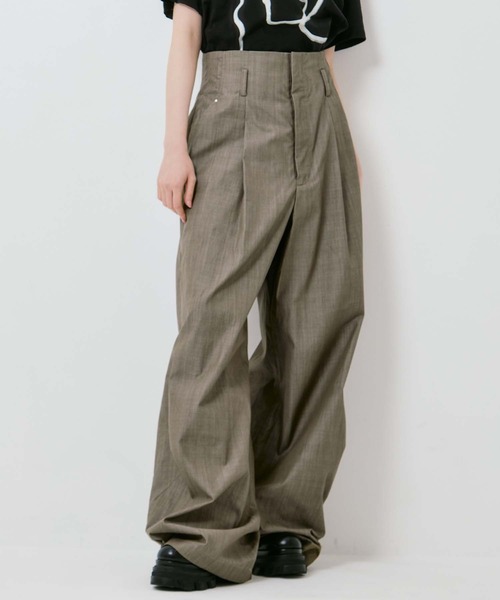 IHNN(イン)の「【IHNN/イン】《STUDIOUS別注》 DENIM WIDE PANTS/デニムワイドパンツ(デニムパンツ・レディース・ブラウン・38/36)」の7枚目の写真