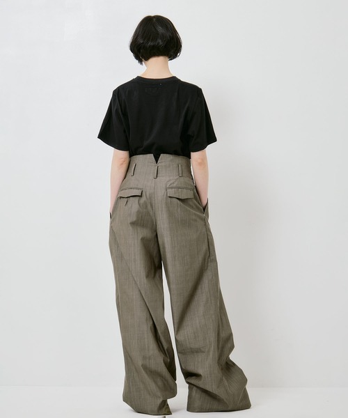 IHNN(イン)の「【IHNN/イン】《STUDIOUS別注》 DENIM WIDE PANTS/デニムワイドパンツ(デニムパンツ・レディース・ブラウン・38/36)」の6枚目の写真