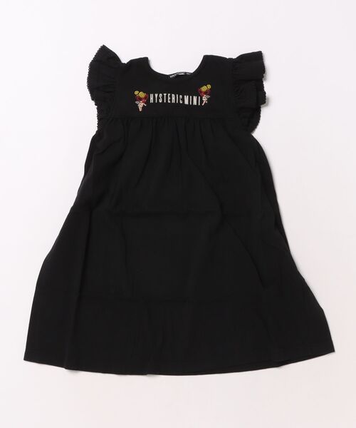 HYSTERIC MINI(ヒステリックミニ)の「ANGEL MINI 羽付き チュニック(チュニック・キッズ・レッド/ブラック・110/120)」の1枚目の写真