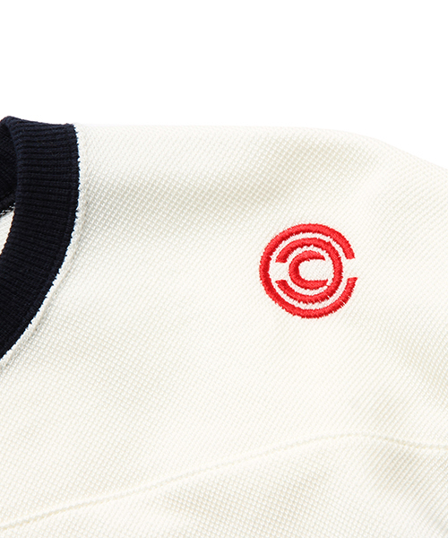 CHARI&CO（チャリアンドコー）の「CHARI&CO / 別注 モトクロス ロングスリーブ Tシャツ（Tシャツ/カットソー・メンズ・ネイビー/オフホワイト・LARGE/SMALL/MEDIUM/X-LARGE）」の4枚目の写真