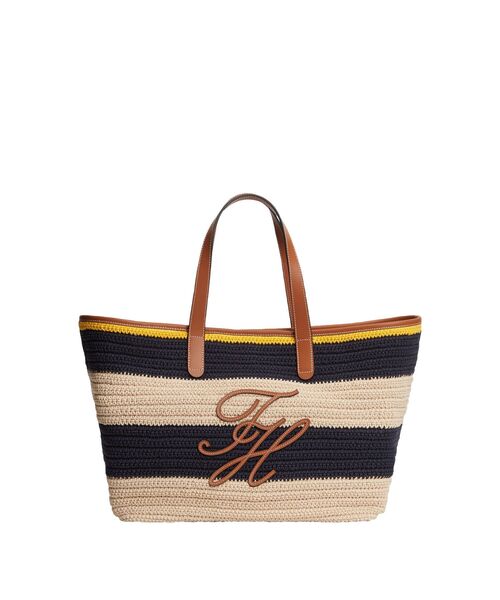 TOMMY HILFIGER(トミーヒルフィガー)の「クロシェマリントートバッグ(トートバッグ・レディース・レッド/ピンク・FREE)」の2枚目の写真