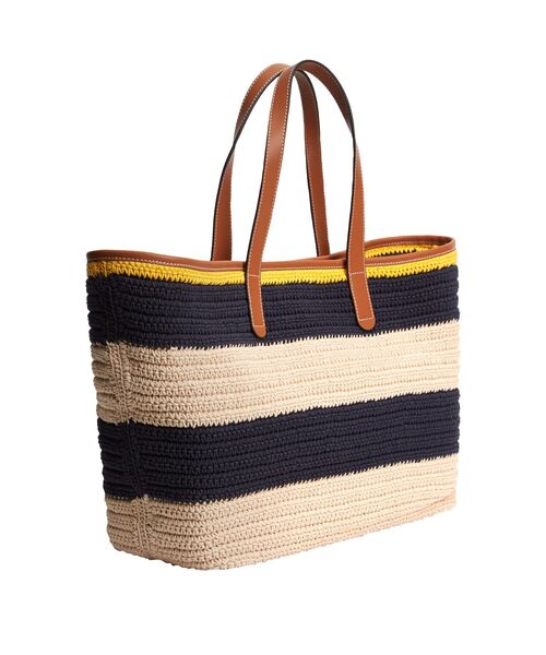 TOMMY HILFIGER(トミーヒルフィガー)の「クロシェマリントートバッグ(トートバッグ・レディース・レッド/ピンク・FREE)」の4枚目の写真