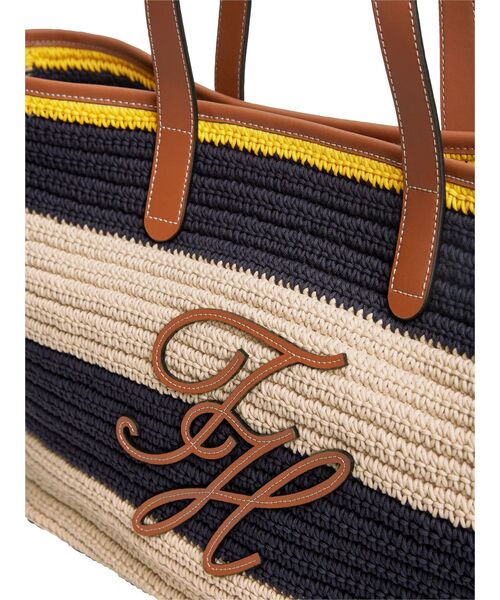TOMMY HILFIGER(トミーヒルフィガー)の「クロシェマリントートバッグ(トートバッグ・レディース・レッド/ピンク・FREE)」の5枚目の写真
