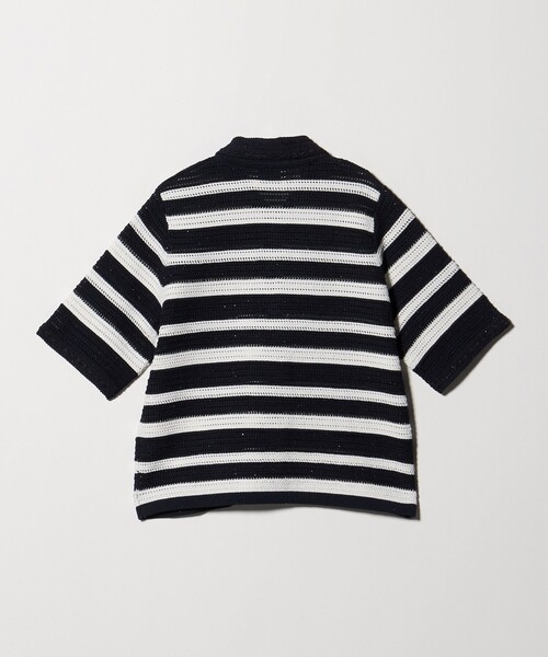 UNITED ARROWS（ユナイテッドアローズ）の「メッシュ スパングル カーディガン ‐ウォッシャブル‐（カーディガン/ボレロ・レディース・オフホワイト/ブラック/その他7・FREE）」の10枚目の写真