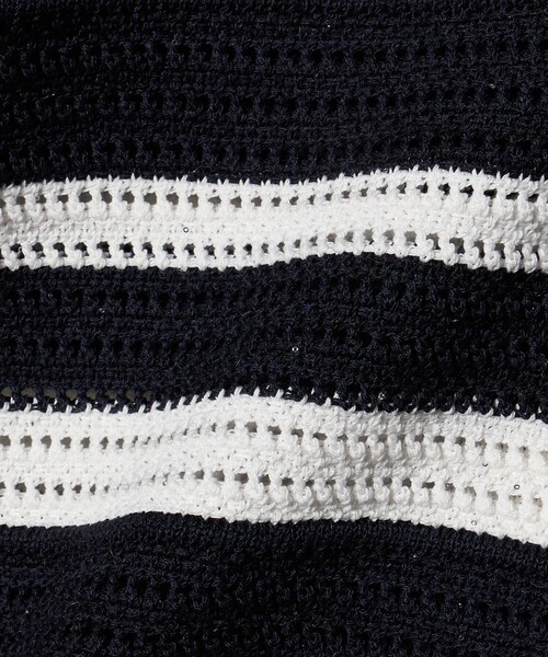 UNITED ARROWS（ユナイテッドアローズ）の「メッシュ スパングル カーディガン ‐ウォッシャブル‐（カーディガン/ボレロ・レディース・オフホワイト/ブラック/その他7・FREE）」の14枚目の写真