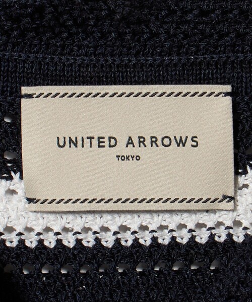 UNITED ARROWS(ユナイテッドアローズ)の「メッシュ スパングル カーディガン ‐ウォッシャブル‐(カーディガン/ボレロ・レディース・オフホワイト/ブラック/その他7・FREE)」の10枚目の写真