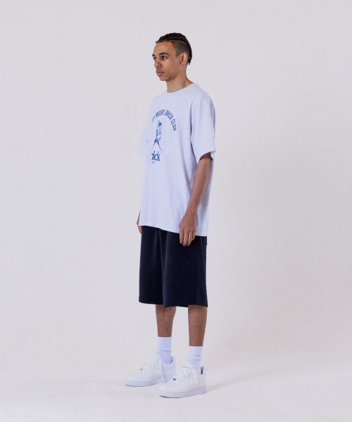 ALL DAY HOOPS(オールデイフープス)の「オールデイフープス ブリッククラブ オーバーサイズ 半袖Tシャツ メランジホワイト(Tシャツ/カットソー・メンズ・その他・1/2/3/WOMENS)」の4枚目の写真
