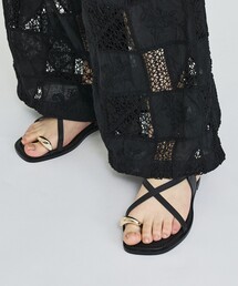 【販売店舗限定】ニュアンスリング ストラップサンダル