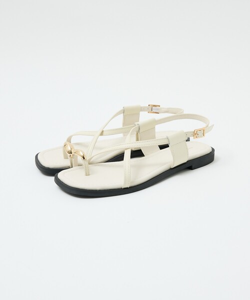 Au BANNISTER(オゥバニスター)の「【販売店舗限定】ニュアンスリング ストラップサンダル(サンダル・レディース・キャメル/アイボリー/ブラック・M/S/L)」の17枚目の写真
