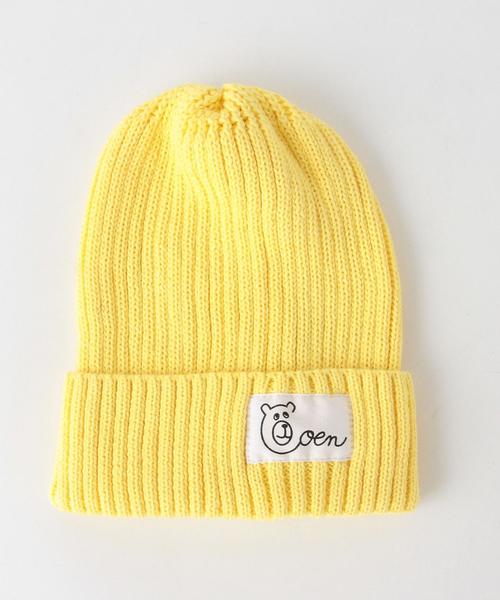 coen（コーエン）の「【coen kids】コットンリブニットワッチ(100～150cm)（ニットキャップ/ビーニー・キッズ・オフホワイト/グレー/イエロー/ネイビー・FREE）」の4枚目の写真