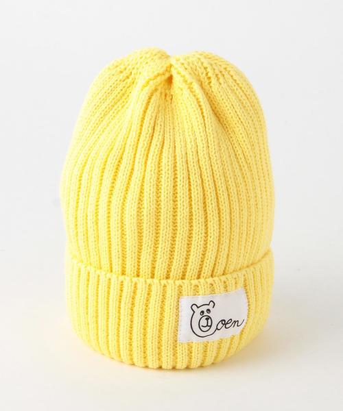 coen（コーエン）の「【coen kids】コットンリブニットワッチ(100～150cm)（ニットキャップ/ビーニー・キッズ・オフホワイト/グレー/イエロー/ネイビー・FREE）」の7枚目の写真