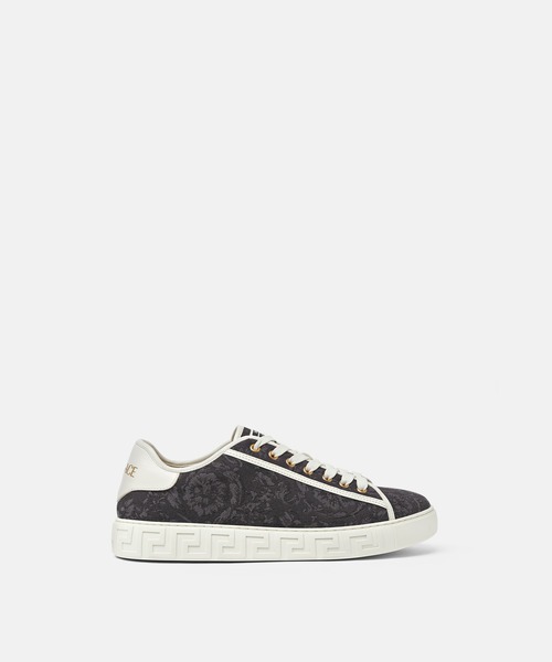VERSACE(ヴェルサーチ)の「バロッコ グレカ スニーカー(スニーカー・メンズ・ブラック・44/40/41/42/43)」の2枚目の写真