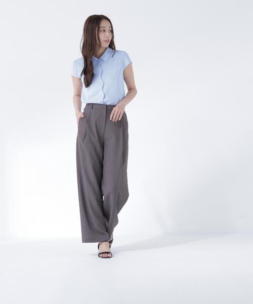 NATURAL BEAUTY BASIC(ナチュラルビューティーベーシック)の「【セットアップ可能】SETUP パンツ(その他パンツ・レディース・ブルー/ダークブラウン・SMALL/MEDIUM)」の11枚目の写真