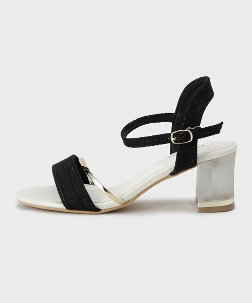 ESPERANZA(エスペランサ)の「クリアヒール×ゴールドラインストラップサンダル(サンダル・レディース・ホワイト系3/ブラック系2/ブルー系2・LL/S/M/L)」の17枚目の写真