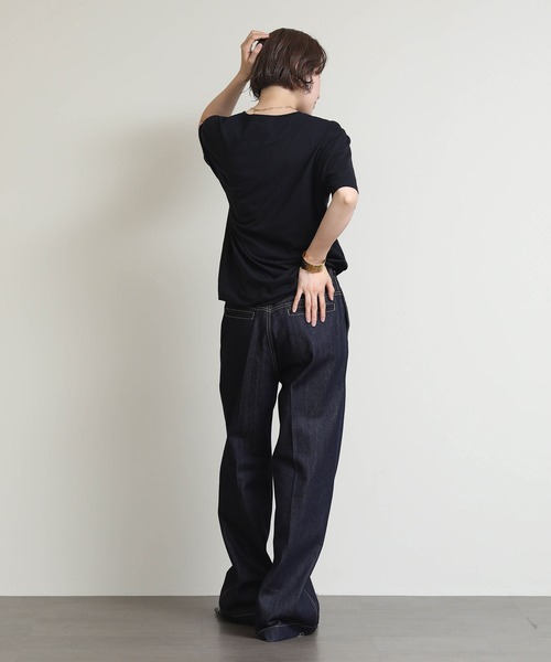Re Fiina(フィーナ)の「OASISプリントT(Tシャツ/カットソー・レディース・ホワイト/ブラック・M size)」の12枚目の写真