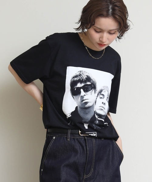 Re Fiina(フィーナ)の「OASISプリントT(Tシャツ/カットソー・レディース・ホワイト/ブラック・M size)」の14枚目の写真