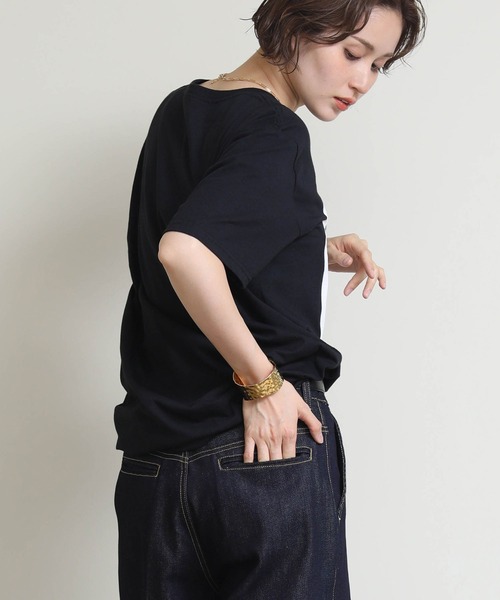 Re Fiina(フィーナ)の「OASISプリントT(Tシャツ/カットソー・レディース・ホワイト/ブラック・M size)」の15枚目の写真