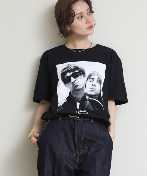 Re Fiina(フィーナ)の「OASISプリントT(Tシャツ/カットソー・レディース・ホワイト/ブラック・M size)」の16枚目の写真