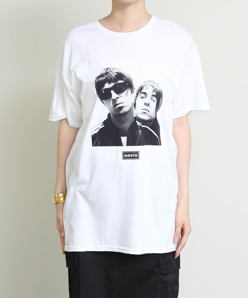 Re Fiina(フィーナ)の「OASISプリントT(Tシャツ/カットソー・レディース・ホワイト/ブラック・M size)」の17枚目の写真