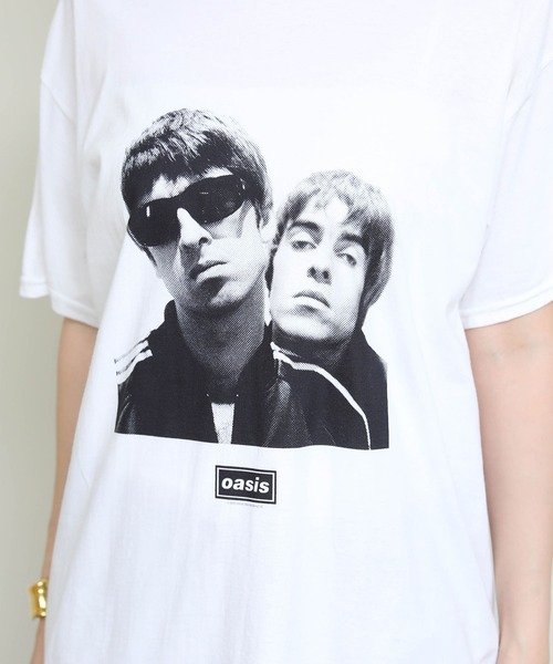 Re Fiina(フィーナ)の「OASISプリントT(Tシャツ/カットソー・レディース・ホワイト/ブラック・M size)」の20枚目の写真