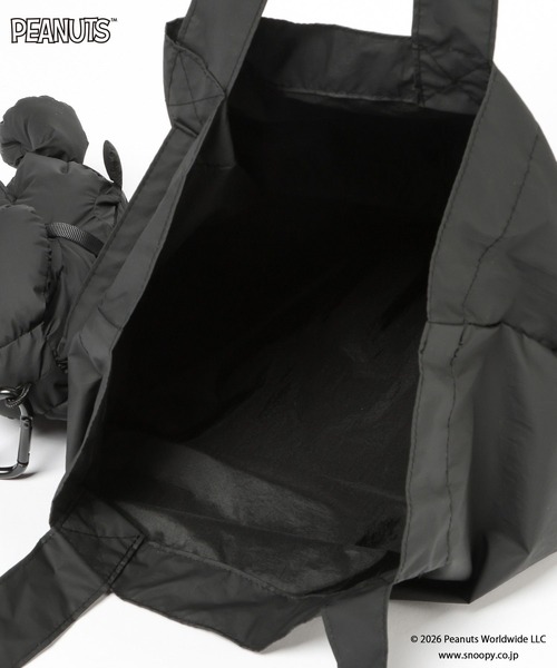 LOWRYS FARM(ローリーズファーム)の「【SNOOPY】ポーチ付きエコBAG 661637/GOODS(エコバッグ/サブバッグ・レディース・ブラック系その他/ブラック/ピンク/ブルー/シルバー/ピンク系その他・FREE)」の9枚目の写真