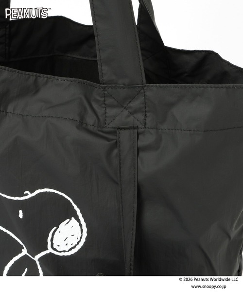 LOWRYS FARM(ローリーズファーム)の「【SNOOPY】ポーチ付きエコBAG 661637/GOODS(エコバッグ/サブバッグ・レディース・ブラック系その他/ブラック/ピンク/ブルー/シルバー/ピンク系その他・FREE)」の10枚目の写真