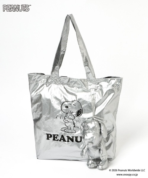 LOWRYS FARM(ローリーズファーム)の「【SNOOPY】ポーチ付きエコBAG 661637/GOODS(エコバッグ/サブバッグ・レディース・ブラック系その他/ブラック/ピンク/ブルー/シルバー/ピンク系その他・FREE)」の16枚目の写真