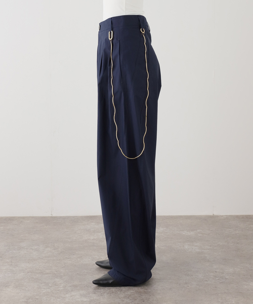 JOURNAL STANDARD L'ESSAGE ハーフパンツ 新品タグ付き セール】DARKPARK/ダークパーク PHEBE - CHAIN ADORNED LIG パンツ