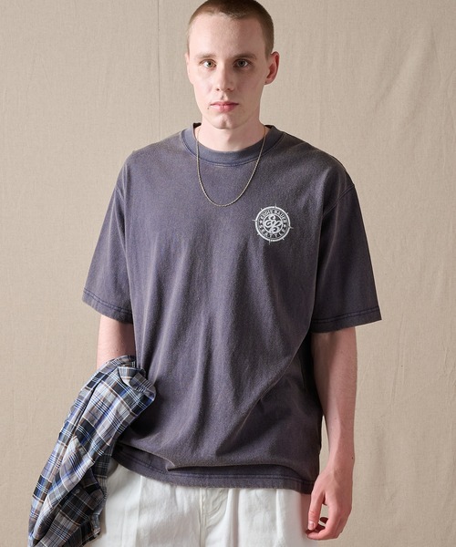 Eddie Bauer(エディーバウアー)の「コンパスプリント 半袖Tシャツ(Tシャツ/カットソー・メンズ・モカ/ワインレッド/ネイビー/ホワイト・S/XL/L/XXL/M)」の3枚目の写真