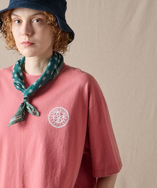 Eddie Bauer(エディーバウアー)の「コンパスプリント 半袖Tシャツ(Tシャツ/カットソー・メンズ・モカ/ワインレッド/ネイビー/ホワイト・S/XL/L/XXL/M)」の4枚目の写真
