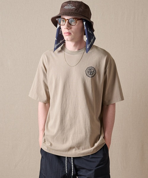 Eddie Bauer(エディーバウアー)の「コンパスプリント 半袖Tシャツ(Tシャツ/カットソー・メンズ・モカ/ワインレッド/ネイビー/ホワイト・S/XL/L/XXL/M)」の15枚目の写真
