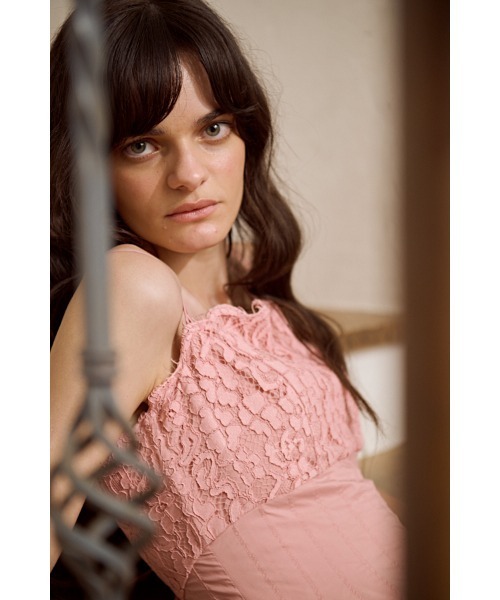 Estella.K(エステラケー)の「Sicilia Lace Dress コードレースタックドレス(ワンピース・レディース・ホワイト/ブラック/ピンク系・FREE)」の14枚目の写真
