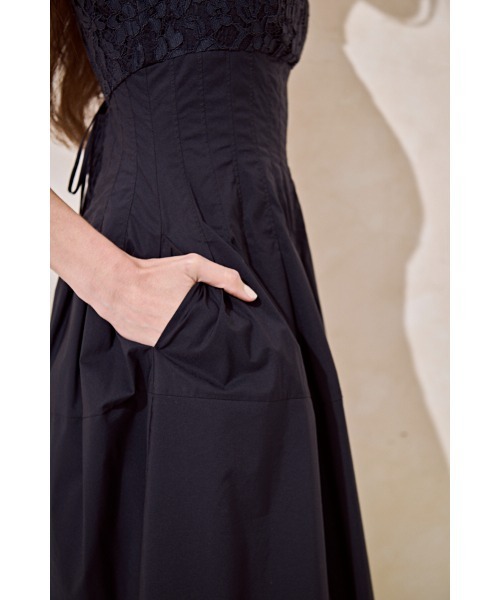 Estella.K(エステラケー)の「Sicilia Lace Dress コードレースタックドレス(ワンピース・レディース・ホワイト/ブラック/ピンク系・FREE)」の22枚目の写真
