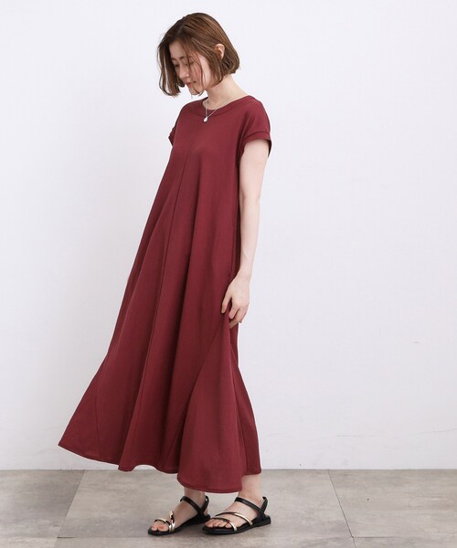 grove(グローブ)の「【低身長さんも選べる着丈】モクロディフレンチワンピース(ワンピース・レディース・ボルドー/カーキ/ブラック/ブルー系その他/ブラウン系その他・02/03/12/04/01/05/11)」の20枚目の写真